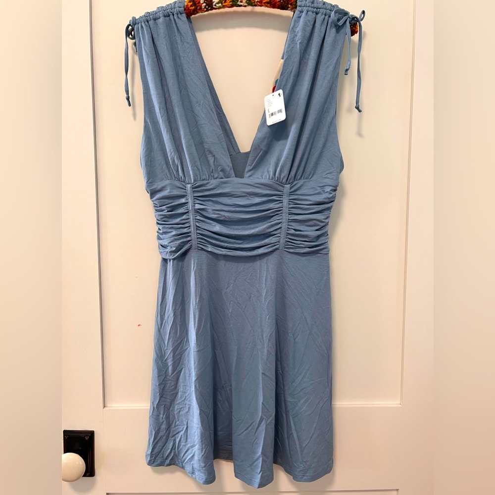 Free People Beach - Sweet Summer Mini - Color Faded Denim - Size L